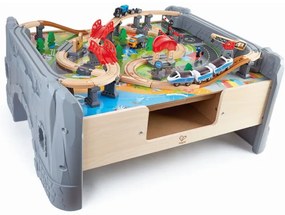 Μεγάλος Σιδηρόδρομος-70Τεμ. Railway Train &amp; Table Set Hape