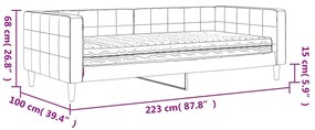 ΚΑΝΑΠΕ ΚΡΕΒΑΤΙ ΜΕ ΣΤΡΩΜΑ ΡΟΖ 90 X 200 ΕΚ. ΒΕΛΟΥΔΙΝΟΣ 3196670