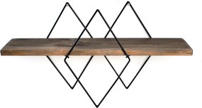 Wall Shelf Wr033 Walnut
Black