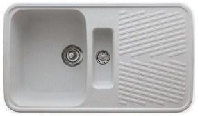 Μacart Classic D-125 Ένθετος Νεροχύτης Lava (Μαύρο)