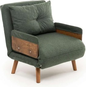 Πολυθρόνα-Κρεβάτι Πράσινο COSMO SINGLE 77x70x82