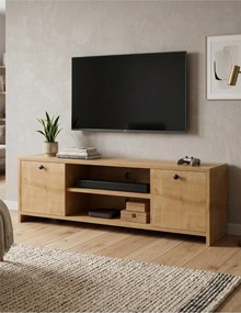 Stewehome Σκανδιναβική τηλεοπτική μονάδα με ντουλάπι από μοριοσανίδα 120x30x40 cm