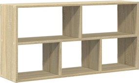 vidaXL Ράφι Τοίχου Sonoma Δρυς 100x25x50 εκ. Επεξεργασμένο Ξύλο