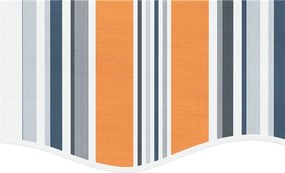 vidaXL Τεντόπανο Ανταλλακτικό Ριγέ Πολύχρωμο 3x2,5 μ.