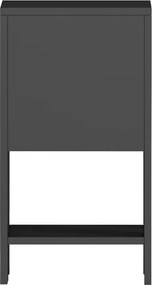 Κομοδίνο Reppo pakoworld μαύρο 30x30x55εκ