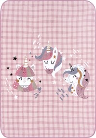 Κουβέρτα Βελουτέ Μονή (160x220) Kentia Kids Corno