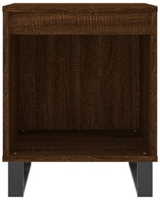 vidaXL Κομοδίνα 2 τεμ. Καφέ Δρυς 40 x 35 x 50 εκ. από Επεξεργ. Ξύλο