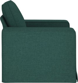 vidaXL Καναπές Σκούρο Πράσινο