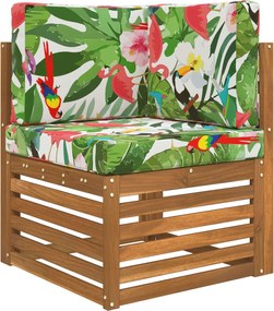 vidaXL Μαξιλάρι Καναπέ Εξωτερικού Χώρου 3 pcs πολύχρωμο Πολυεστέρας