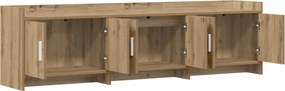 vidaXL Ντουλάπι TV 168 x 33 x 47 εκ. Artisan Δρυς Επεξεργασμένο Ξύλο