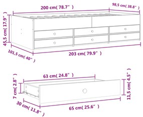 ΚΑΝΑΠΕΣ-ΚΡΕΒΑΤΙ ΜΕ ΣΥΡΤΑΡΙΑ ΚΑΦΕ ΔΡΥΣ 100X200 ΕΚ. ΕΠΕΞ. ΞΥΛΟ 3280873