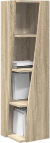 vidaXL Γωνιακό Ντουλάπι Δρύς Sonoma 27,5x27x102εκ Επεξεργασμένο ξύλο