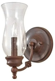 Απλίκα Φωτιστικό Τοίχου 1xE14 Μπρονζέ Pickering Lane FE-PICKERING-LANE1 Elstead Lighting-FE-PICKERING-LANE1-Μπρονζέ FE-PICKERING-LANE1