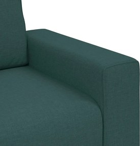 vidaXL Πολυθρόνα-Καναπέ Σκούρο Πράσινο 100x77x82 εκ. Ύφασμα