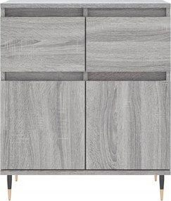 vidaXL Ντουλάπι Γκρι Sonoma 60x35x70 εκ. από Επεξεργασμένο Ξύλο