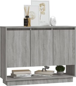 vidaXL Ντουλάπι Γκρι Sonoma 97x31x75 εκ. από Επεξεργασμένο Ξύλο
