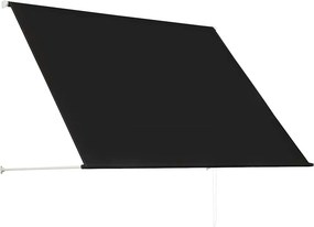 vidaXL Τέντα Συρόμενη Ανθρακί 200 x 150 εκ.