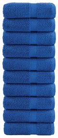 vidaXL Παντόφλες Premium SOLUND 10 τεμ. Μπλε 30x30 εκ. 600 γρ./μ²