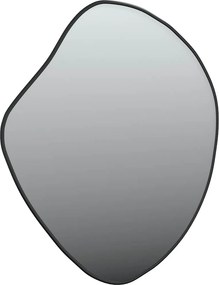 vidaXL Καθρέφτης Τοίχου Μαύρος 50x40 εκ.