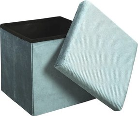 ΣΚΑΜΠΌ &amp; ΠΟΥΦ GIULIA VELVET FOLDABLE STORAGE POUFFE HD6811