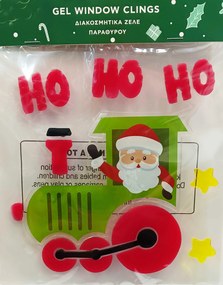 Χριστουγεννιάτικο Διακοσμητικό Gel Τζαμιού 16x18cm 238082a