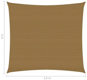 ΠΑΝΙ ΣΚΙΑΣΗΣ TAUPE 2 X 2,5 Μ. ΑΠΟ HDPE 160 ΓΡ./Μ² 311391