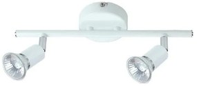 Σποτ Φωτιστικό Ράγας GU10 IP20 Irma II ΦOS_ME-17-00671-5-Νίκελ Ματ 17-00671-5