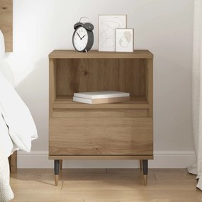 vidaXL Κομοδίνο Artisan Oak 40 x 35 x 50 εκ. Επεξεργασμένο Ξύλο