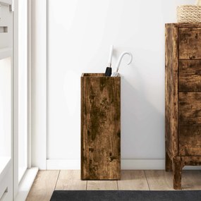 vidaXL Σχέδιο &amp; βάση αποθήκευσης Καπνιστό Δρύς 25 x 24,5 x 64 εκ.