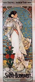 Αναπαραγωγή Sarah Bernhardt's Farewell American Tour, Mucha, Alphonse Marie