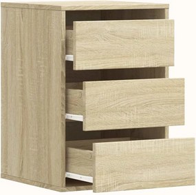 vidaXL Συρταριέρα Sonoma Δρυς 40x41x58 εκ. από Επεξεργ. Ξύλο