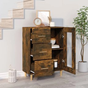 vidaXL Ντουλάπι Καπνιστή Δρυς 69,5 x 34 x 90 εκ. Επεξεργασμένο Ξύλο