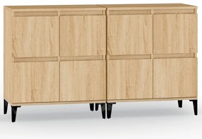 vidaXL Ντουλάπια 2 τεμ. Sonoma Δρυς 60x35x70 εκ. Επεξεργασμένο Ξύλο