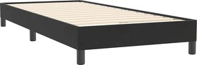 vidaXL Κρεβάτι Boxspring χωρίς Στρώμα Μαύρο 90x220 εκ. Βελούδινο