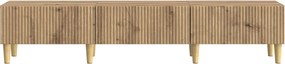 vidaXL Ντουλάπι TV 147 x 34,5 x 30 εκ Artisan Δρυς Επεξεργασμένο Ξύλο