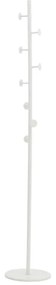 Καλόγερος Kroker λευκό μέταλλο 30x30x173εκ Υλικό: STEEL PIPE 029-000228