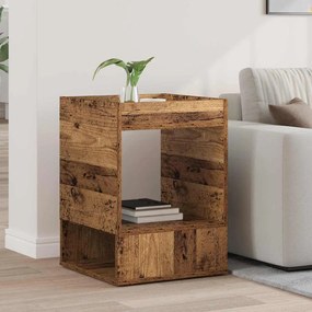 vidaXL End Table Παλιό ξύλο 40 x 40 x 56 εκ. Επεξεργασμένο ξύλο