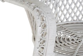 Κήπος πολυθρόνα DKD Home Decor Λευκό 102 x 66 x 146 cm 97 x 66 x 144 cm