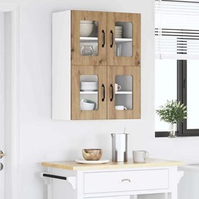 vidaXL Ραφιέρα τοίχου LUCCA 2 pcs Artisan Δρυς 60 x 31 x 40 εκ