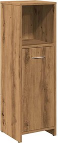 vidaXL Ντουλάπι Μπάνιου Τεχνίτης Δρυς 30x30x95 εκ. Επεξεργασμένο Ξύλο