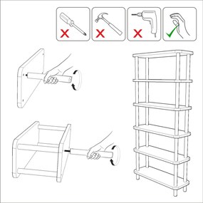 Bookshelf Gala Atlantic Pine