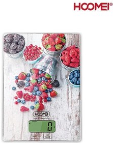 Hoomei HM-1210C Ψηφιακή Ζυγαριά Κουζίνας 1gr/5kg Πολύχρωμη