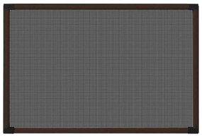 vidaXL Σήτα Παραθύρου Επεκτεινόμενη Καφέ (100-193)x75 εκ.