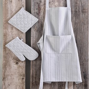 Σετ Κουζίνας Savoca (3τμχ) Grey Ρυθμός 100% Cotton