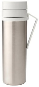 Brabantia 1008488 Ανακυκλώσιμο Μπουκάλι Θερμός Γκρι 500ml με Λαβή Make&amp;Take Light Grey