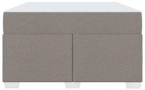 vidaXL Σκελετός Κρεβατιού Taupe 120 x 190 cm ύφασμα