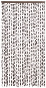 vidaXL Σήτα Εντόμων Taupe / Λευκό 100 x 200 εκ. από Σενίλ