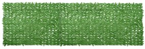 vidaXL Διαχωριστικό Βεράντας με Φύλλα Πράσινο 600 x 150 εκ.