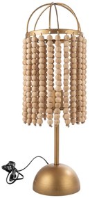 Φωτιστικό Επιτραπέζιο Μεταλλικό-Bamboo Χρυσό 19x19x33/61εκ. Zen Collection 25.16.51595