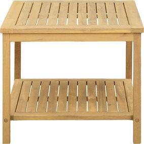 vidaXL Τραπεζάκι Πλευράς Φυσικό Λάδι 50 x 35 x 45 cm